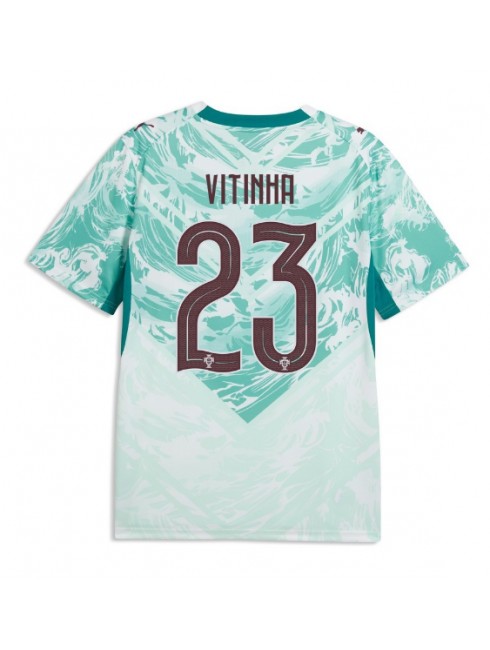 Billige Portugal Vitinha #23 Bortedrakt VM 2026 Kortermet Billige Portugal Vitinha #23 Bortedrakt VM 2026 Kortermet